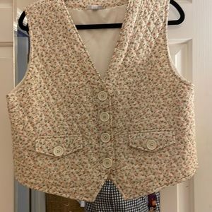 Quilted floral vest from ASOS
